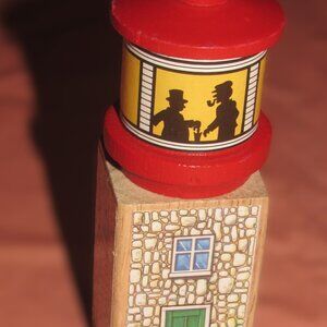 Thomas Wooden Railway Train Engine Track Lighthouse Silhouettes
